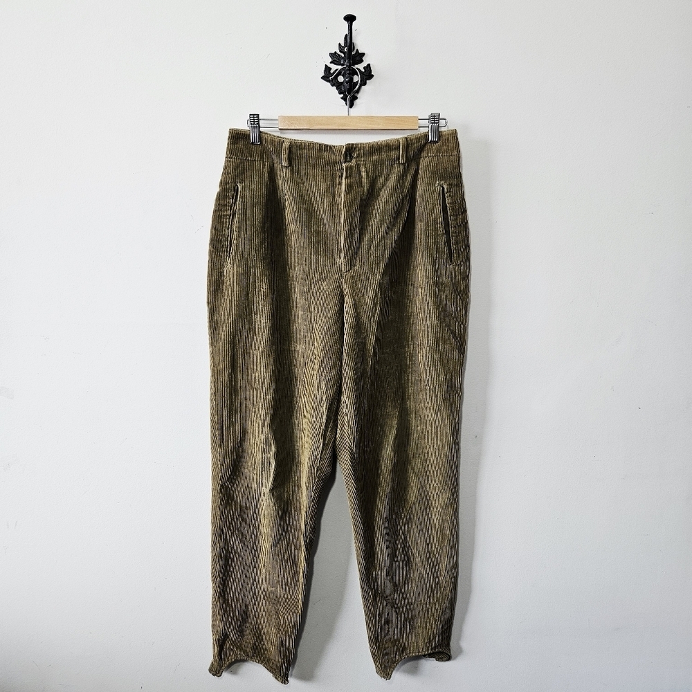 Vintage LL Bean Corduroy Pants Made In USA Size 14 Tan